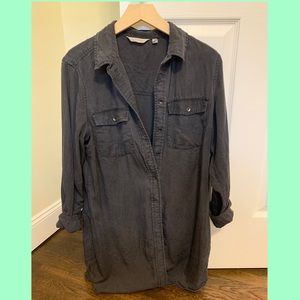 Athleta Button Up Shirt, Size M